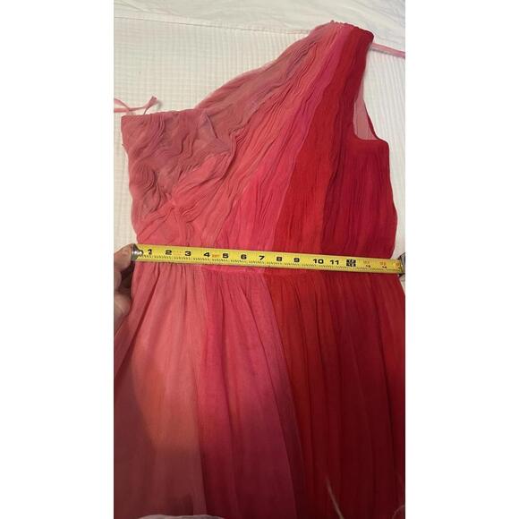 Hutch x Anthropologie - One-Shoulder Pleated Colorblock Maxi Dress, size 8 - Picture 13 of 13